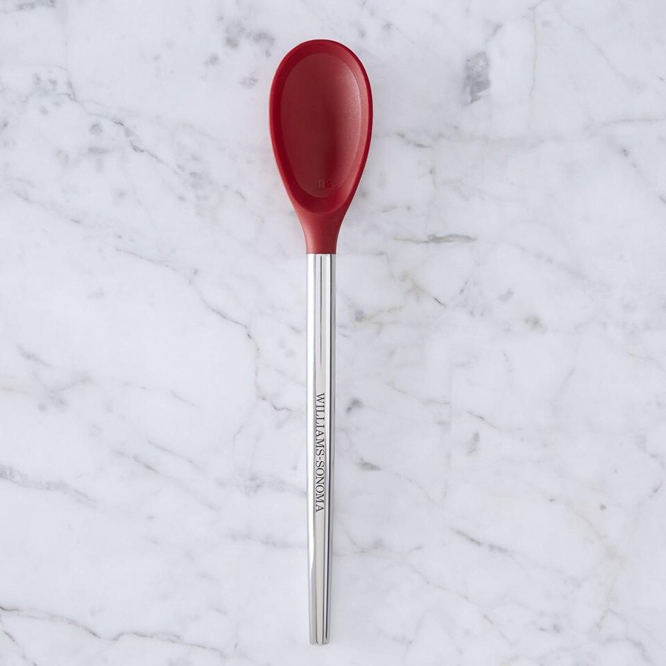 Williams Sonoma StainlessSteel Silicone Spoon Williams Sonoma AU